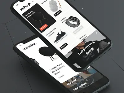 Mockups365: Day 01 iphone x mockups photoshop presentation sketch
