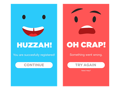 Daily UI #011 Flash success/error message daily error experience interface success ui user ux