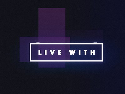 Vintage TV: Live with… show branding branding broadcast design logo redesign tv ui