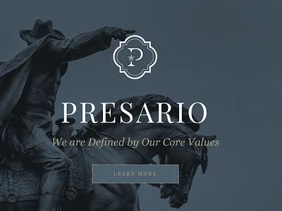 PRESARIO Website blue cowboy empresarios gold grants investments land perseverance pride settle star texas