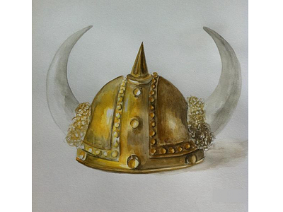 Watercolor Helmet watercolors