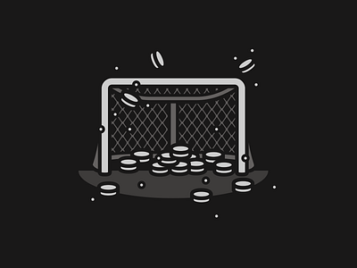 Open Net fantasy hockey lose puck