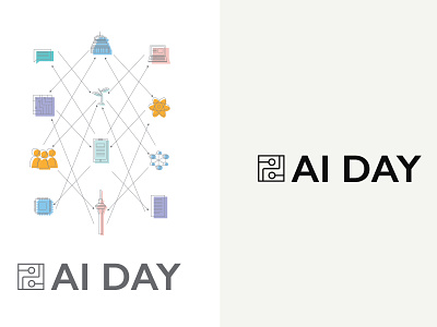 Ai Day - Concept 3 ai artificial intelligence auckland city event event day graphic illustrator logo new zealand