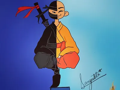 Inktober #2 Divided illustration inktober sketchbook