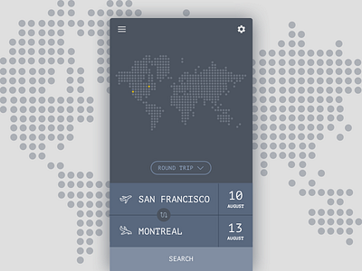 Daily UI #22: Search dailyui flight location search