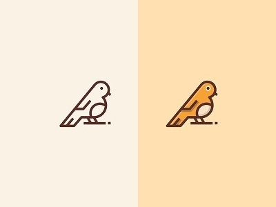 Bird animal animals bird birds cute icon illustration logo