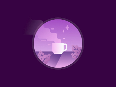 COFFEE - VCTBR001 cartoon coffee gradient illustration vector