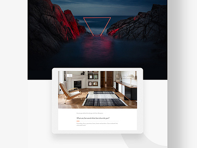 Gessato Magazine Redesign - Full Behance Project architecture blog fashion freelance furniture interaction interior interior design magazine photo presentation style ui ux web website