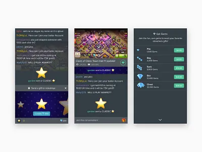 Virtual Goods Final Flow gifts kamcord monetization android ios mobile ux virtual goods