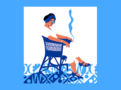 Women beauty colors editorial illustration girl illustration lady pattern tile women