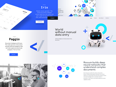 Work In Progress artifical blue clean inteligence minimalistic neurons robot ui ux web website white