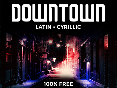 # Downtown Typeface # bold cyrillic downtown font free glyph latin letter sans serif typeface typography