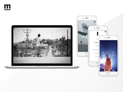 Pablo Films identity pablo films responsive ui visual website