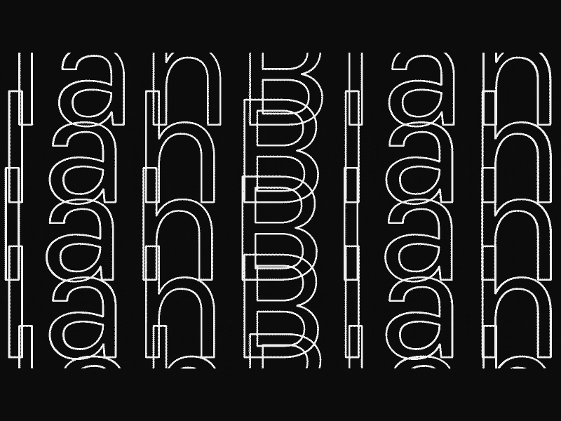 [as] Type Experiment animated design font gif graphic helvetica motion graphics type