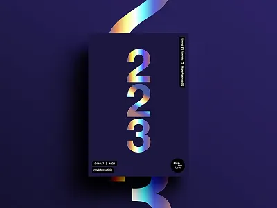 👁Made You Look👁 223 beautiful color design gradient poster postereveryday swiss typography