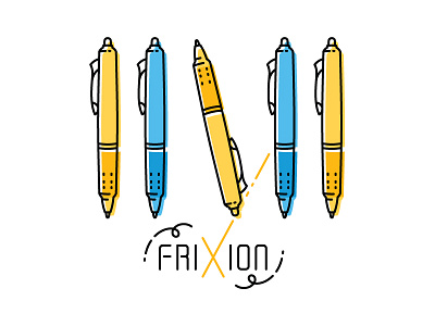 My Favorite Pen erasablepens favoritething frixionpens icondesign pens