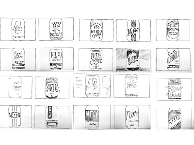 Red Barn Nitro Can Sketching barn beer boston can coffee hopkinton massachusetts nitro red barn
