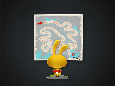 In the Belly game design illustration vectober