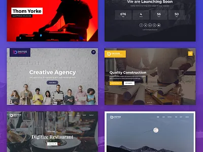 Digitize - Creative Multi-Concept Theme boxed creative elementor envato themeforest wordpress