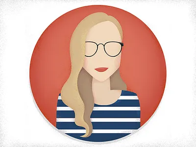 Self-Portrait character illustration depth girl grain illustration person portrait texture