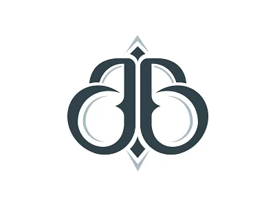 JB logo jb letter logo logotypes ornaments symbol symetric