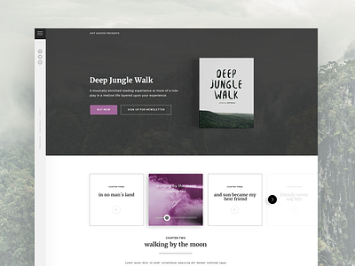 E-Book landing page black book e book landing page page purple site ui ux webdesign