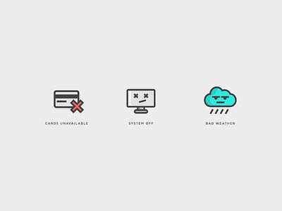 Error Icons app design error flat icon illustration oops state ui ux vector web