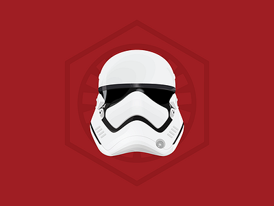 First Order Stormtrooper Helmet first order illustration star wars stormtrooper