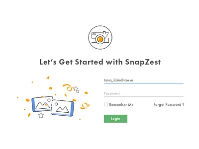 Login Page button form image login signin signup snap webkul