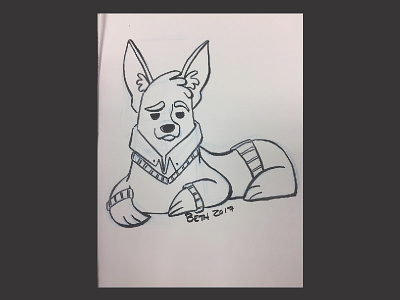 Inktober 3 animation character design corgis dogs illustration inktober