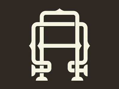 Alpha Omega 2 a alpha alphabet design greek letter lettering logo mark modern o omega