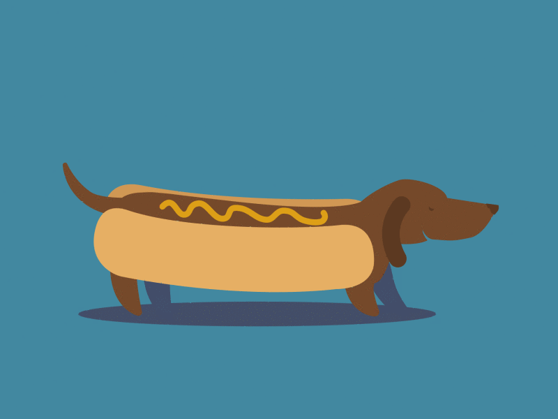 Hot Dawg dachshund halloween happy jump thefuturchallenge