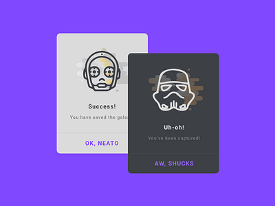 Daily UI / Day 011 100daysofui dailyui flash cards star wars ui