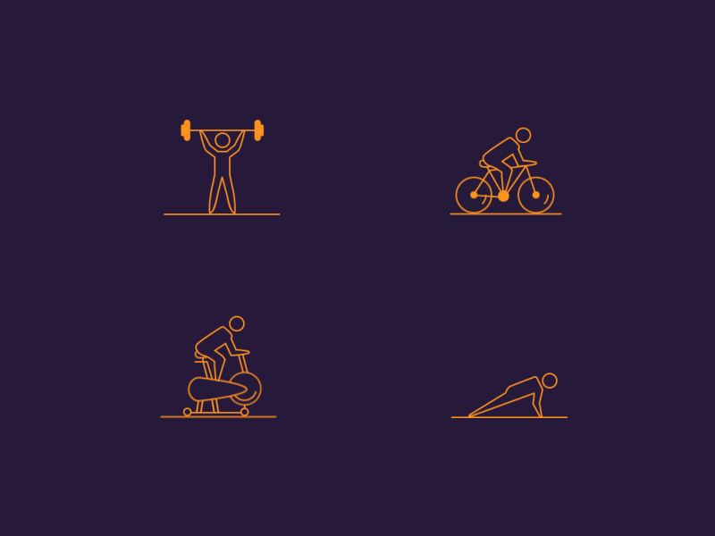 Sweatt Icon Animation graphics icon illustrations instagif motion ui ux web