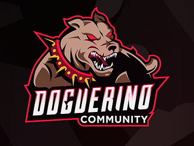 Devil Dog Mascot bulldog colar counter strike cs:go csgo devil dog esport hell illustration mascot spikes