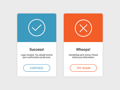 #011 Flash Message - Daily UI Design Challenge dailyui errorsuccess uidesign