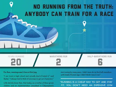 Newsletter Page graphic design layout design newsletter running