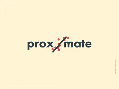 Proximate Logotype design expressive flat graph lettering logo logotype type typography vector word wordmark