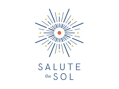 Salute the Sol Logo brand branding coach coaching freight pro text hk grotesque identity lifestyle logo logotype sun