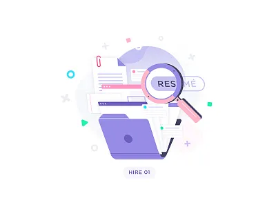 Toby - Search 🔍 animation app colorful design extension flat icon illustration motion playful tabs vector