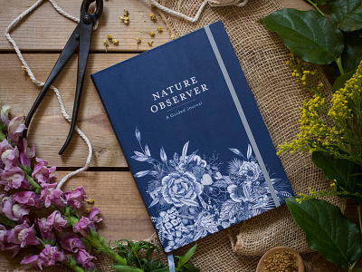 Nature Observer - Published! author book book cover bujo cover art journal publication design