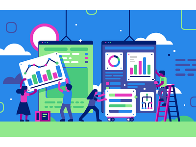 Interface Design build chart construction design graph interface pie ui website