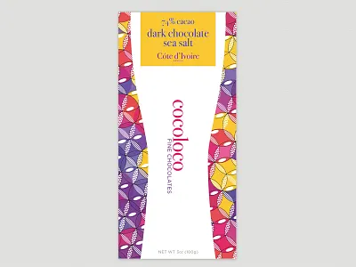 Cocoloco Front Peek chocolate colorful packaging