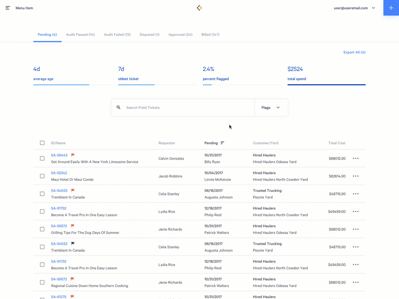 Data Table Filter dashboard data table filter framer gif search sort ux web