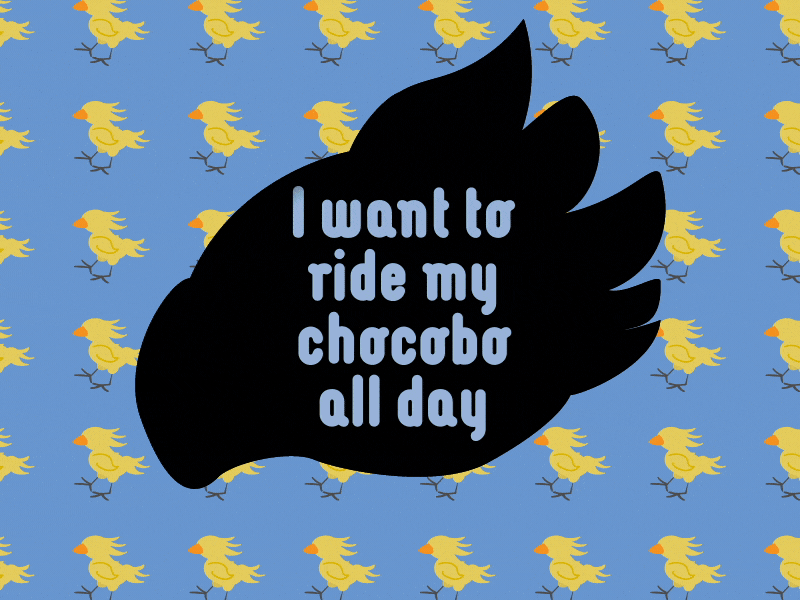 Giddyup! bird cute song video game yellow