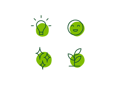 Illustrative icons for Harper's Playground branding charity children fun harpers playground icons illustrations inclusive non profit spots