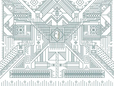 BMOA Brand Line-art art bald brand element branding design fashion line packaging