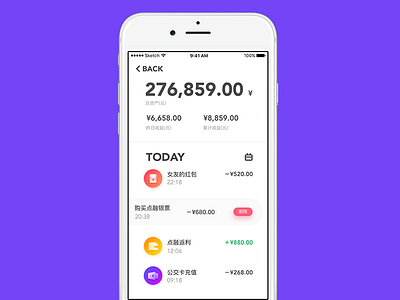 Finance UI Design ui