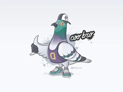 COO' BRO! birds bro coo cool design illustration merchandise mugs pigeon shirt tshirt