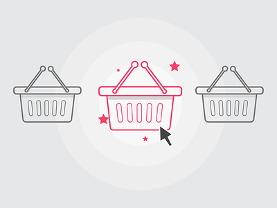 Ecommerce Dribbble Illustration 2 ecommerce illustration line drawing motion graphics